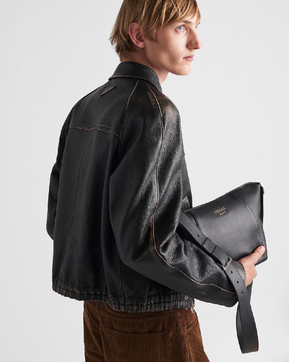 Prada Chaqueta De Napa