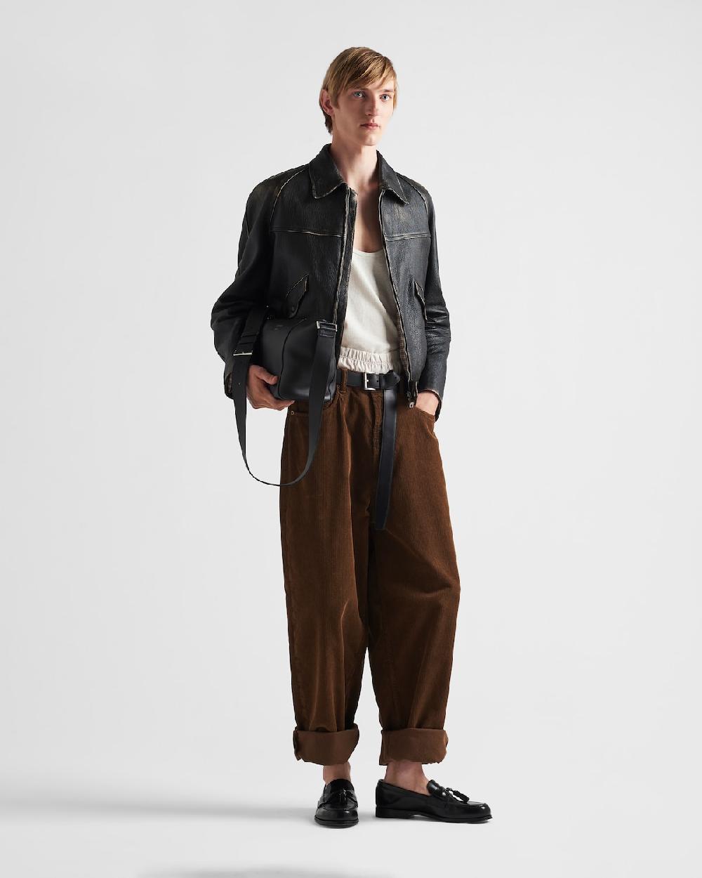 Prada Chaqueta de napa