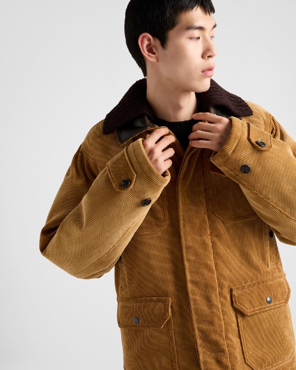 Prada Chaqueta De Pana