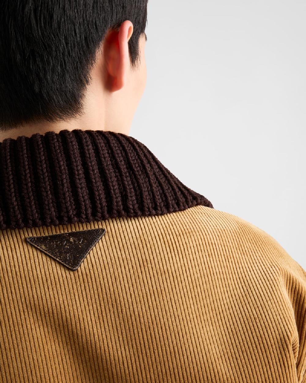 Prada Chaqueta De Pana