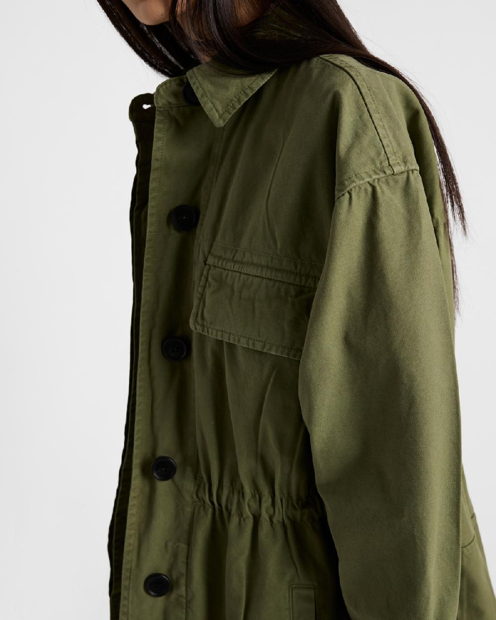 Prada Chaqueta De Panamá De Algodón Envejecido