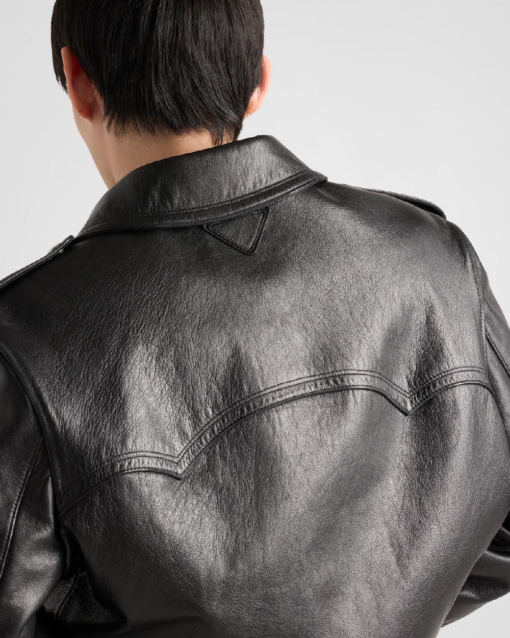 Prada Chaqueta De Piel