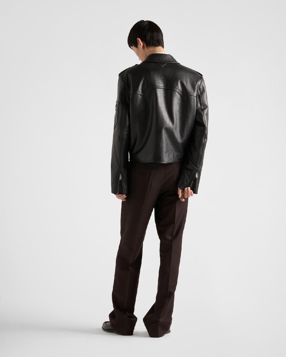 Prada Chaqueta De Piel