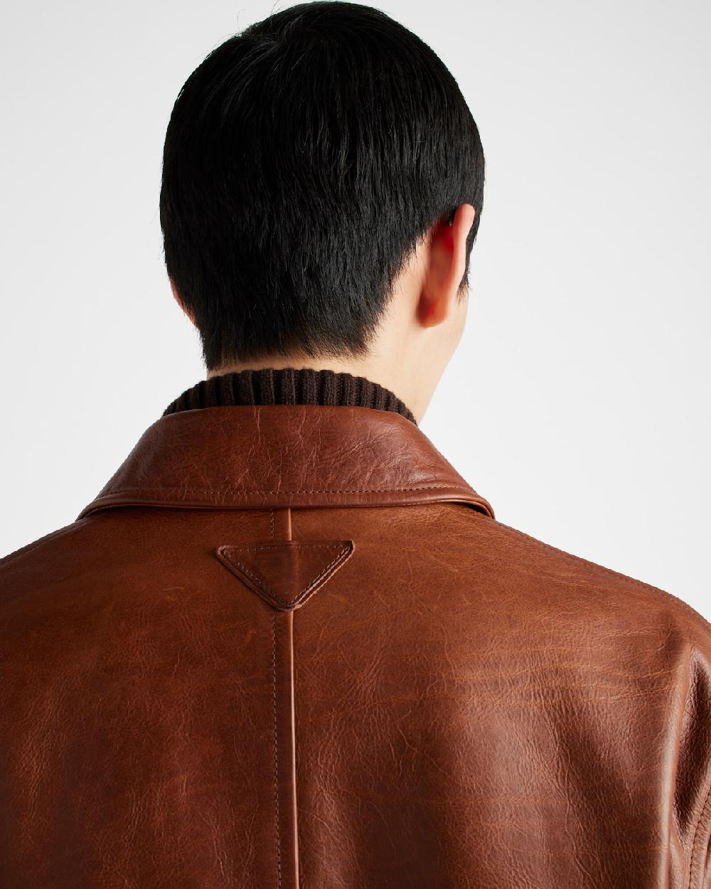 Prada Chaqueta De Piel