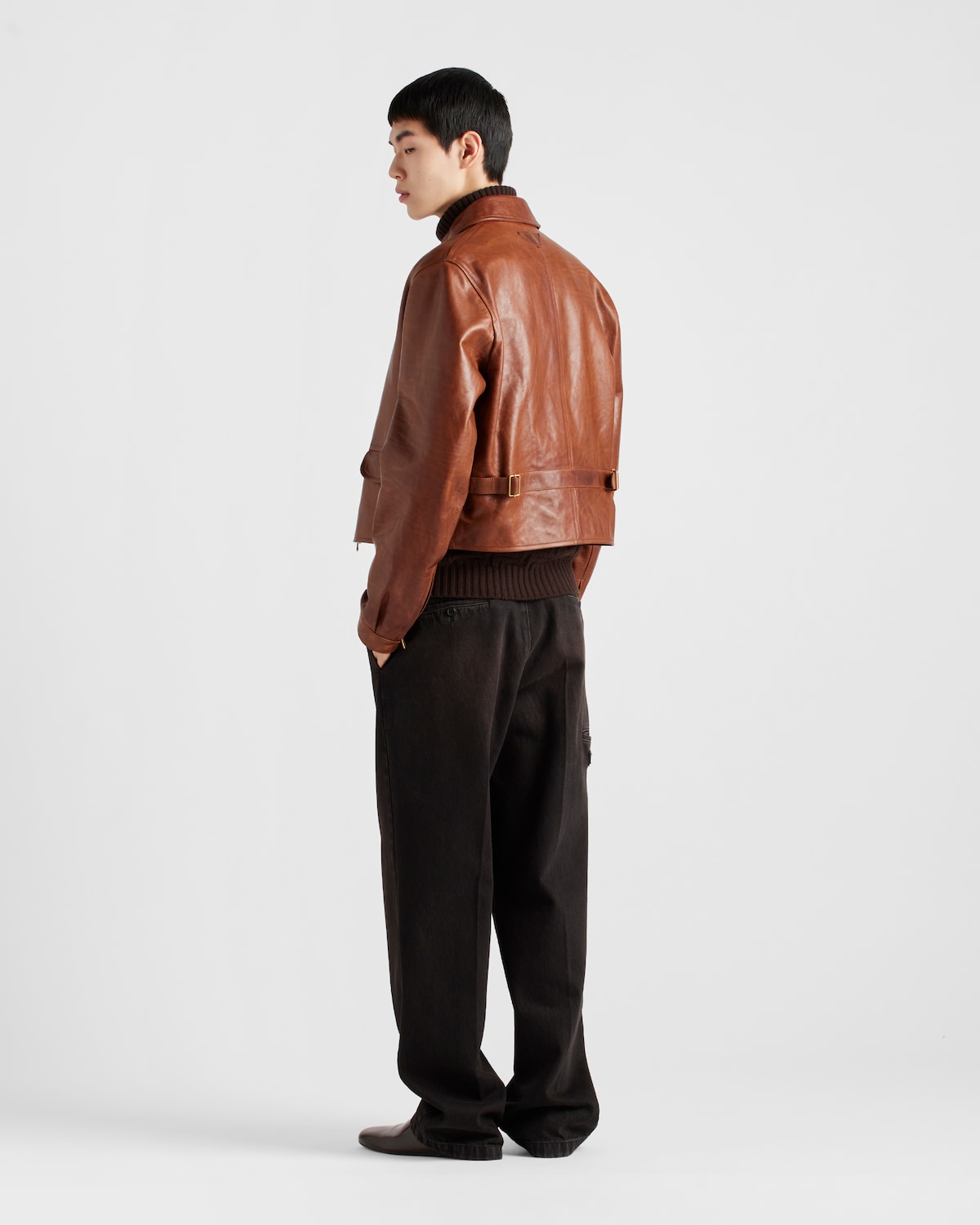 Prada Chaqueta De Piel