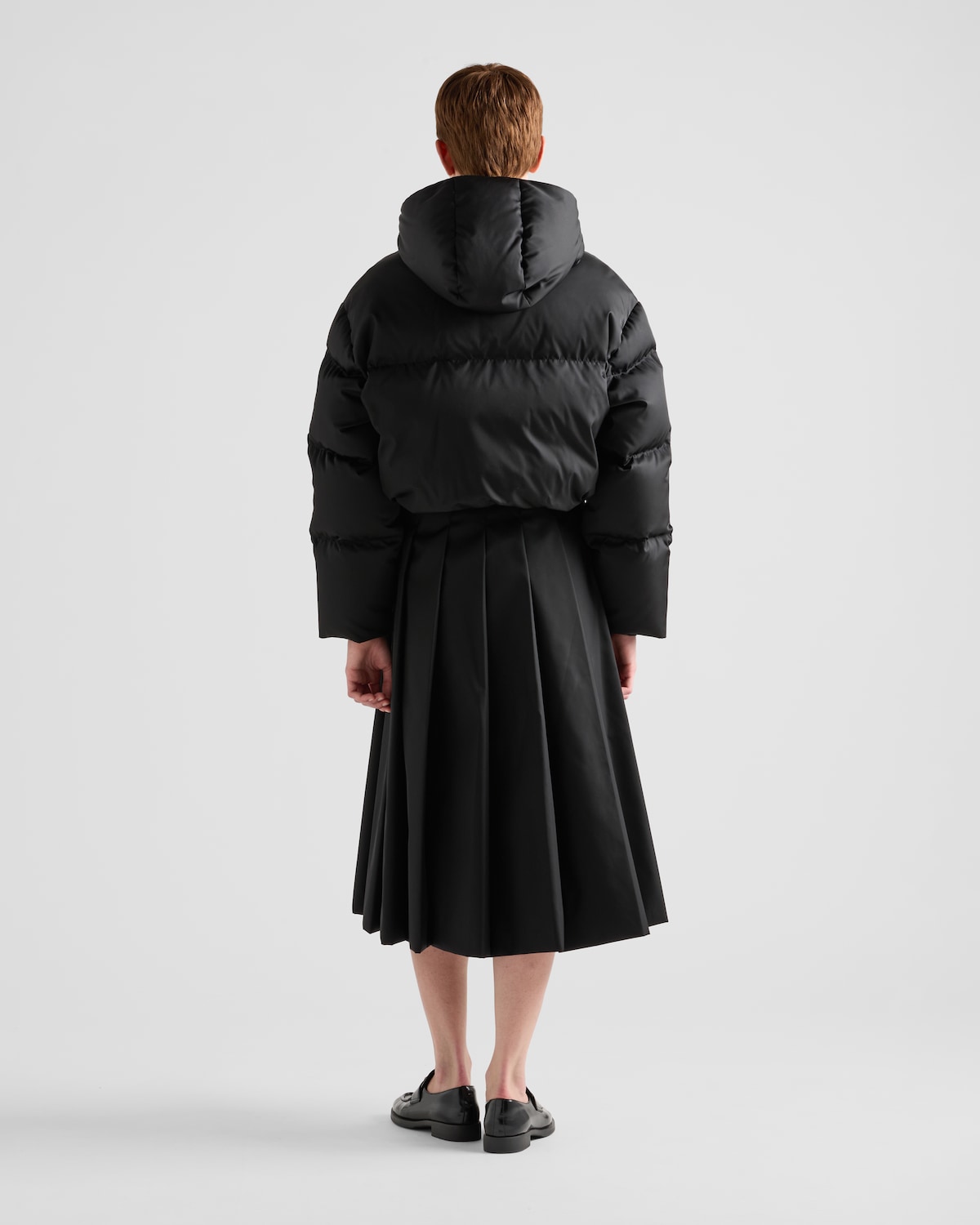 Prada Chaqueta De Plumón Corta En Re-Nylon