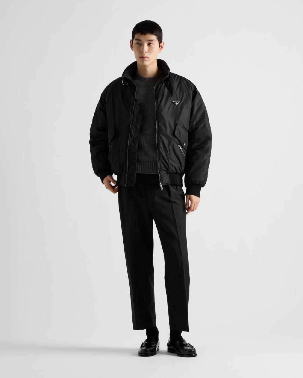 Prada Chaqueta de plumón de Re-Nylon de peso medio