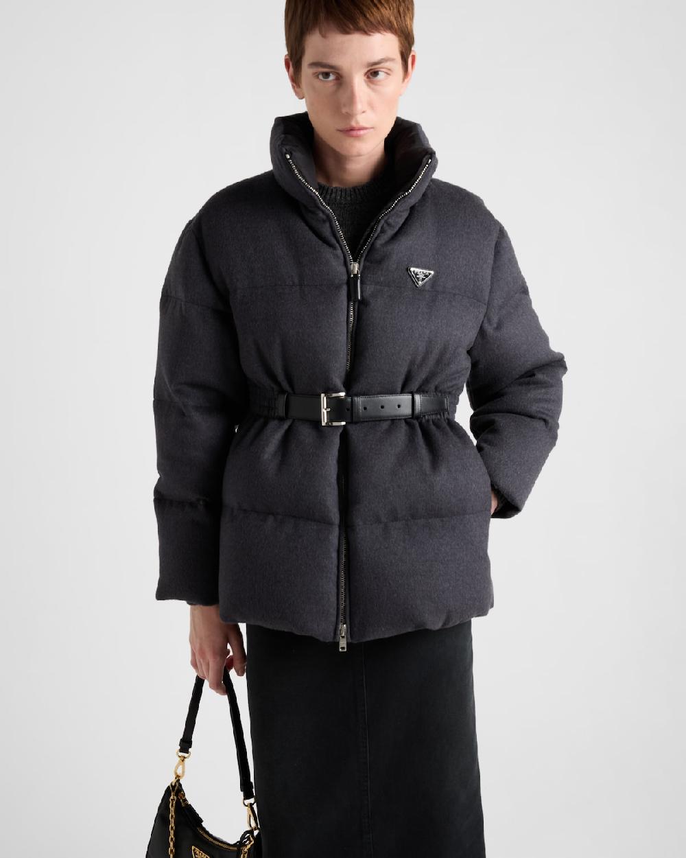 Prada Chaqueta De Plumón En Franela