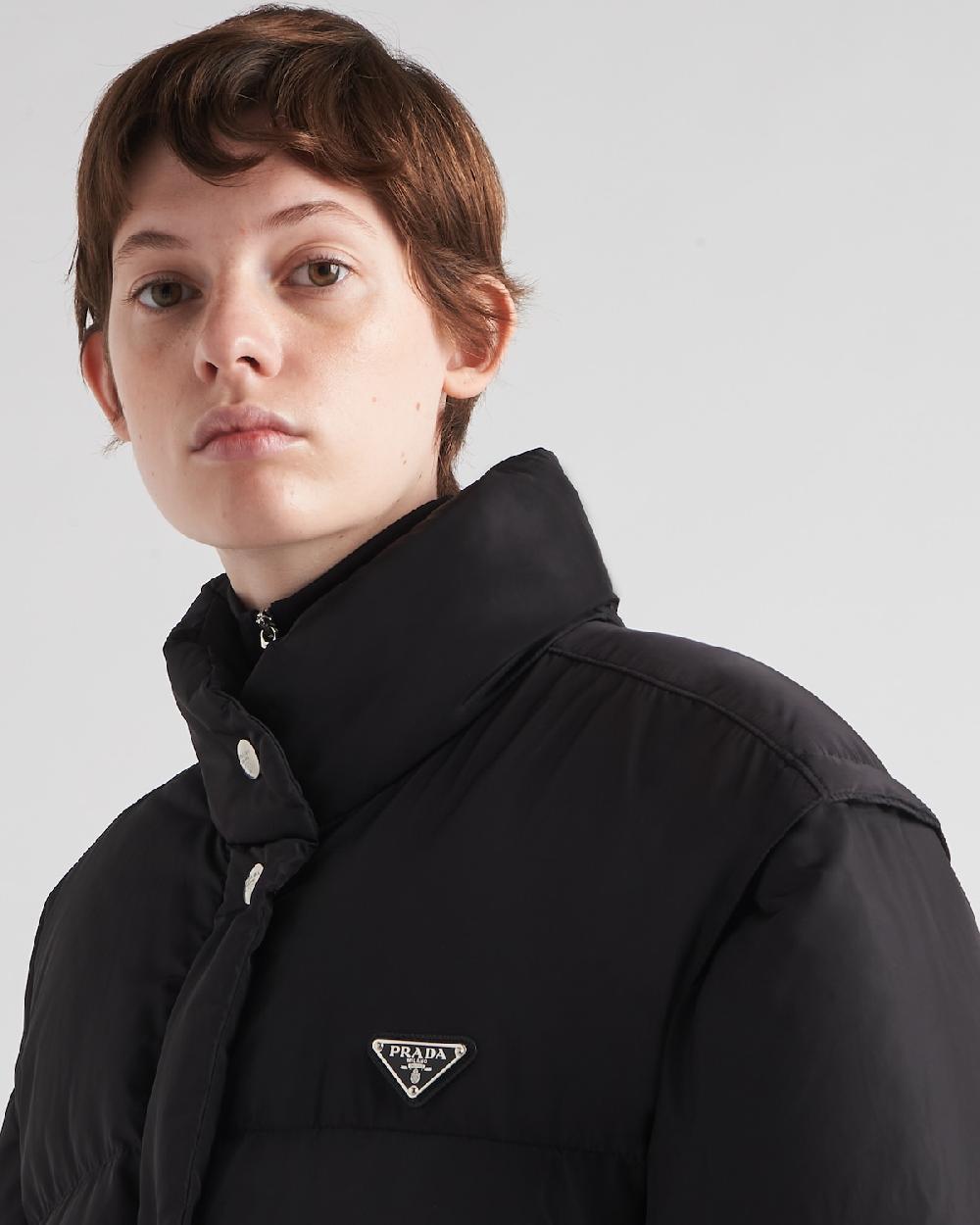 Prada Chaqueta De Plumón En Re-Nylon