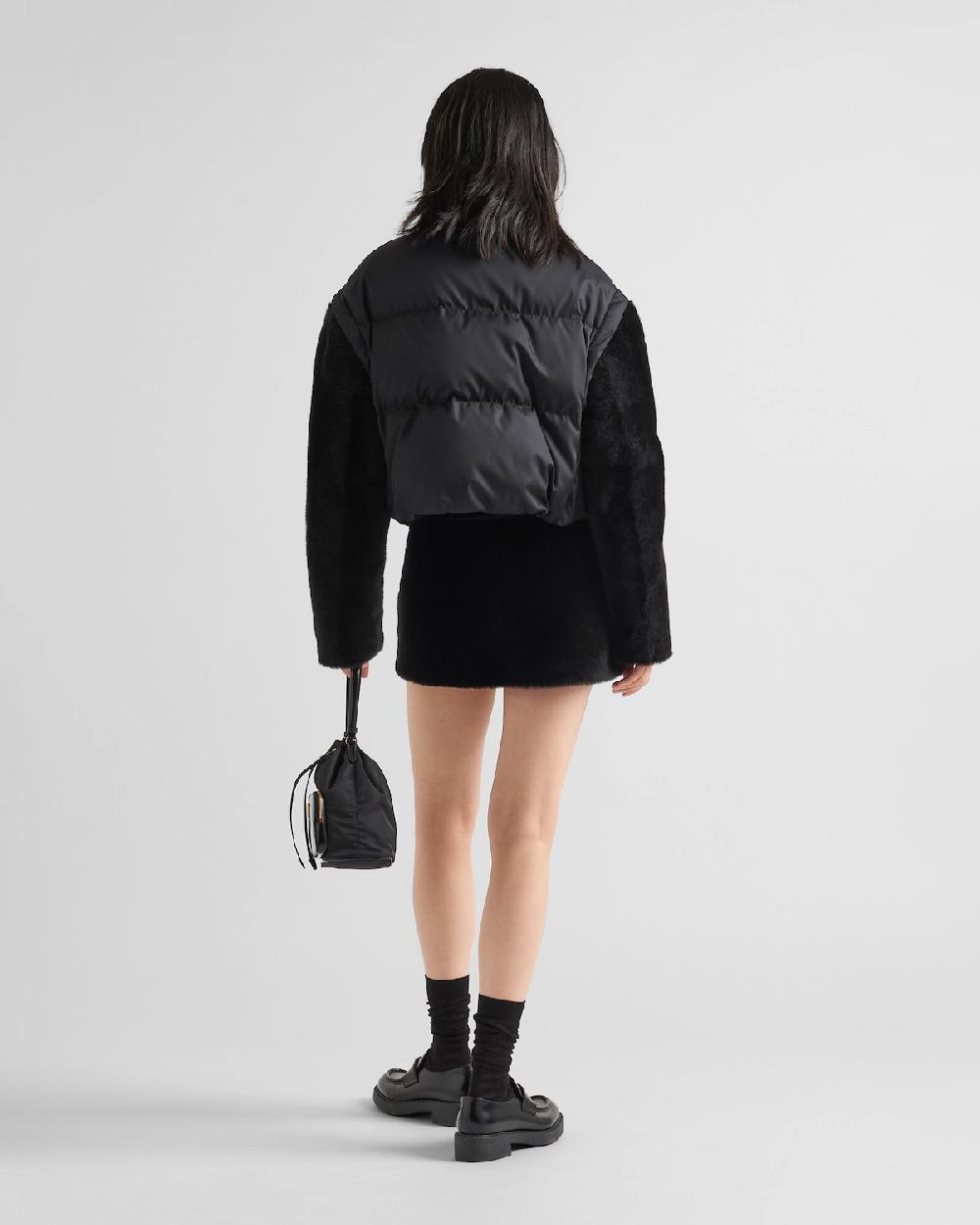 Prada Chaqueta De Plumón En Re-Nylon