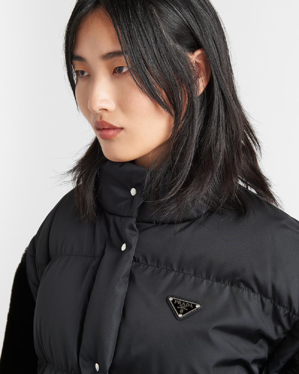 Prada Chaqueta De Plumón En Re-Nylon