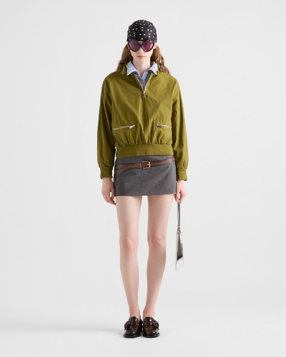 Prada Chaqueta de popelín