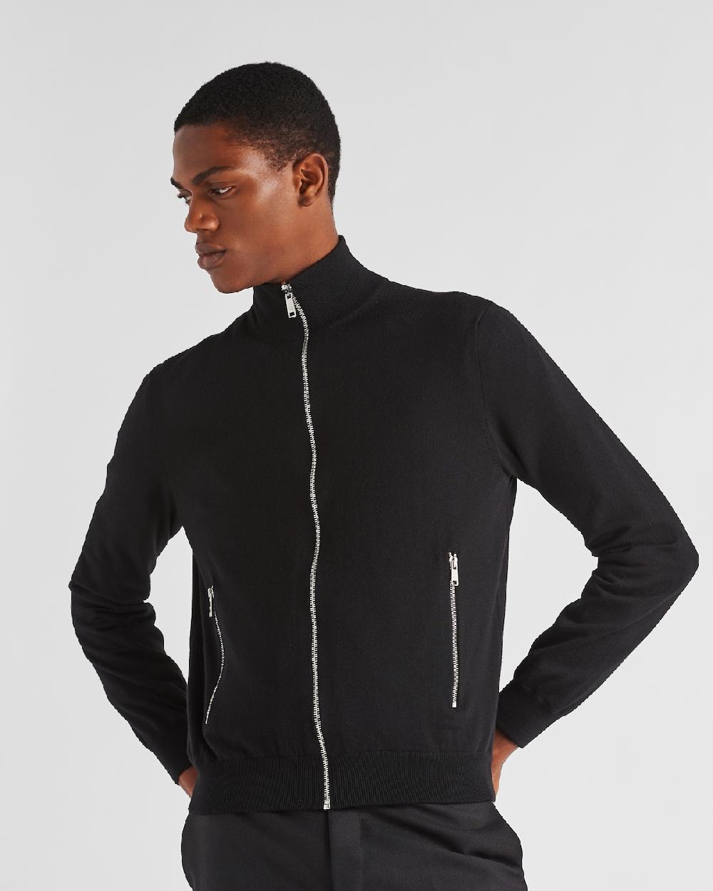 Prada Chaqueta Reversible De Lana Y Re-Nylon