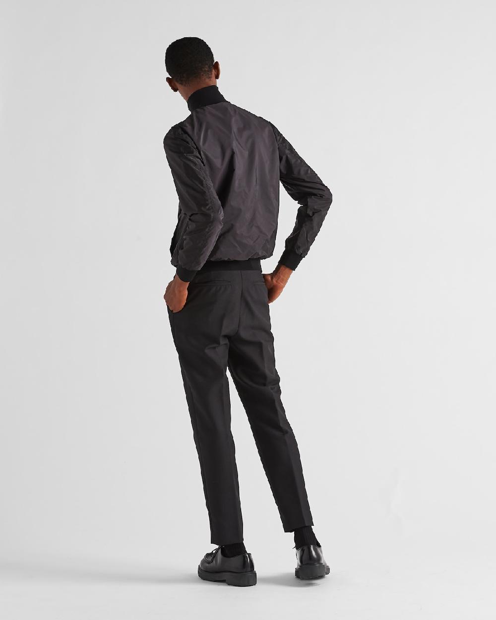 Prada Chaqueta Reversible De Lana Y Re-Nylon