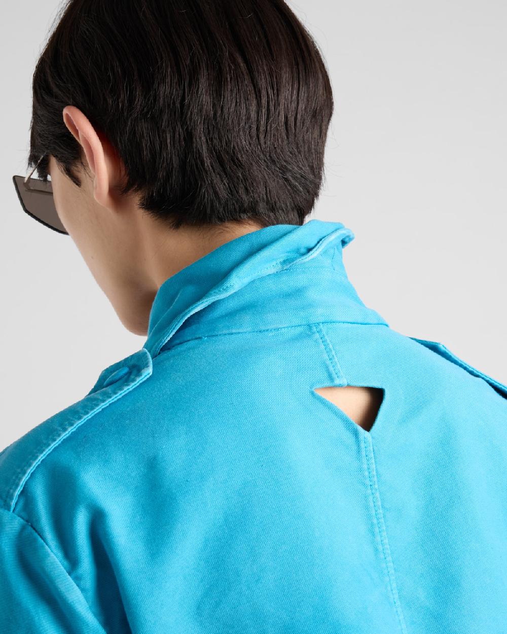 Prada Chaqueta Safari De Algodón