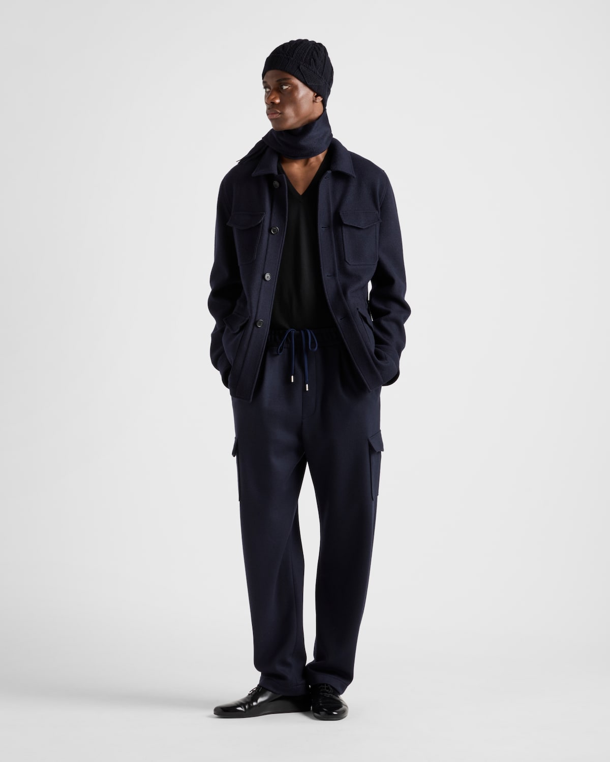 Prada Chaqueta safari de cachemir y lana