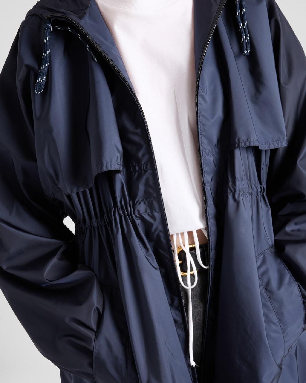 Prada Chubasquero De Re-Nylon Ligero Largo