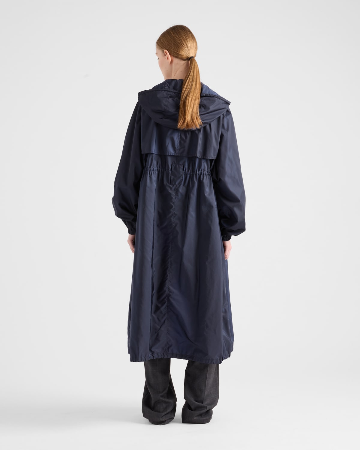 Prada Chubasquero De Re-Nylon Ligero Largo