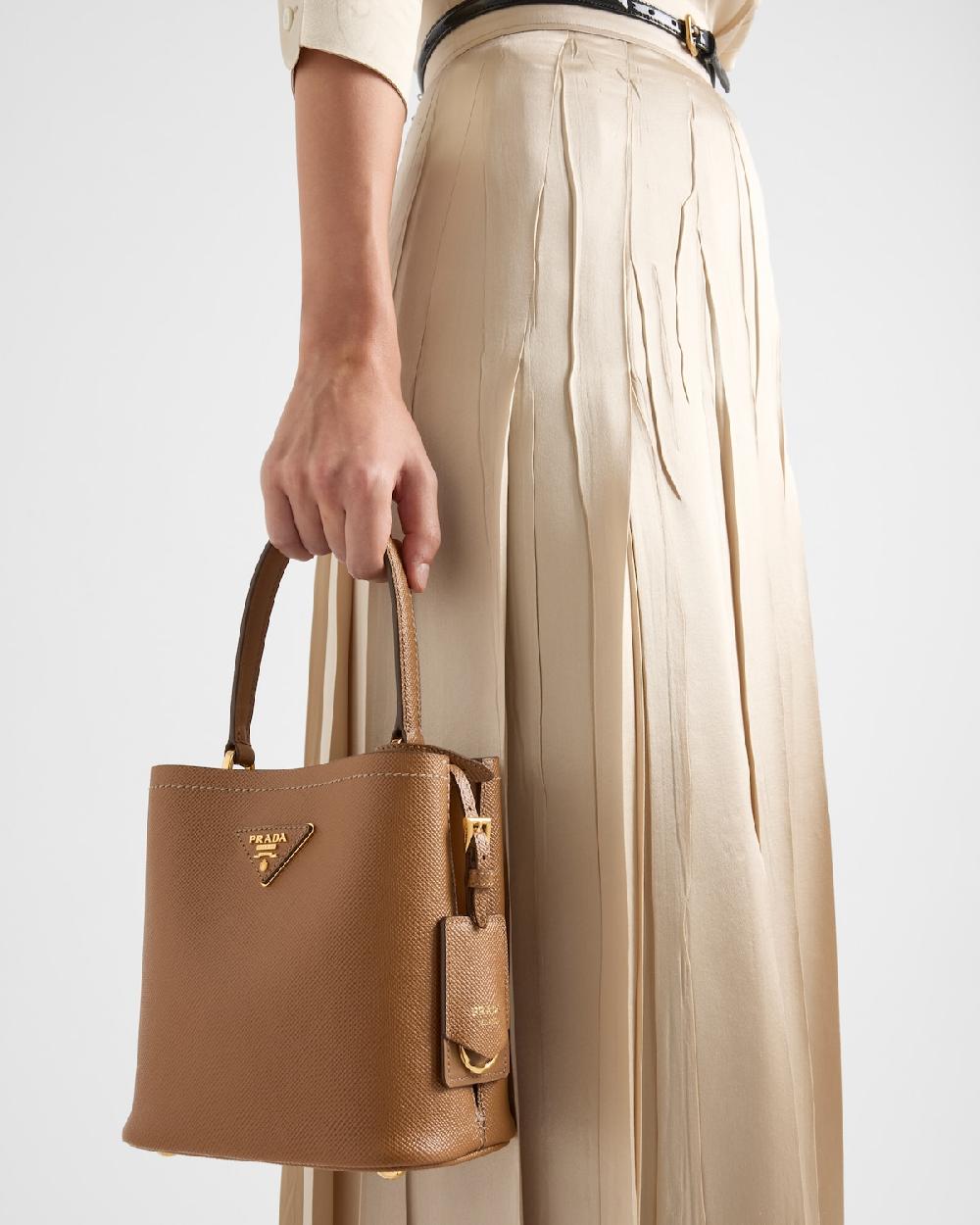 Prada Falda De Crepé De Satén