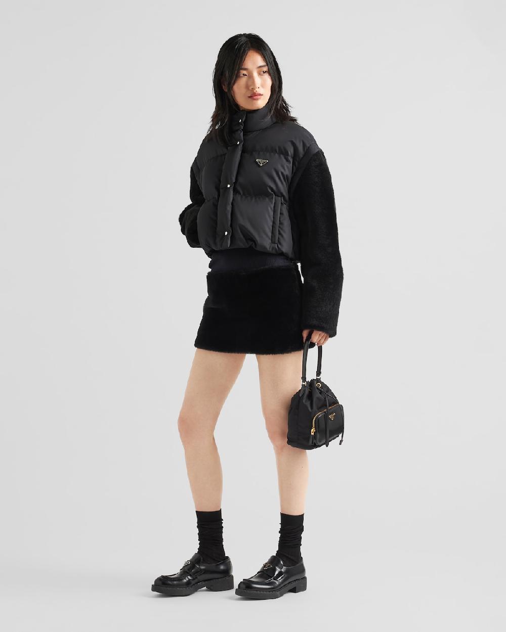 Prada Falda de piel vuelta