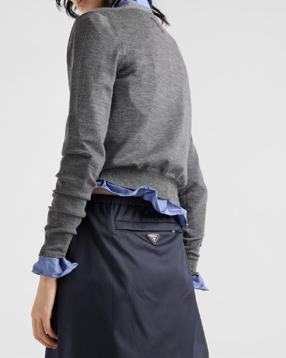 Prada Falda De Re-Nylon