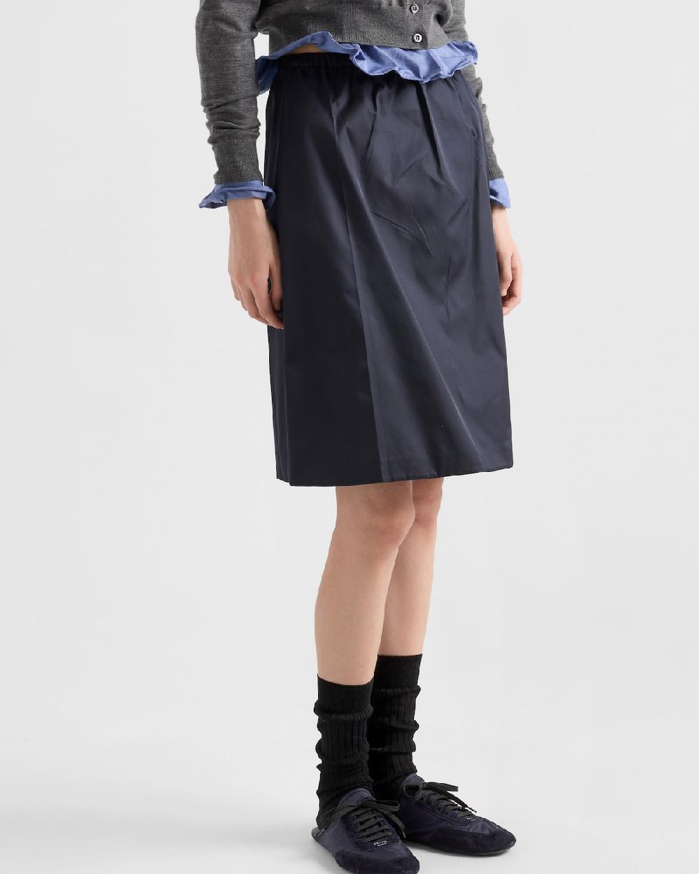 Prada Falda De Re-Nylon