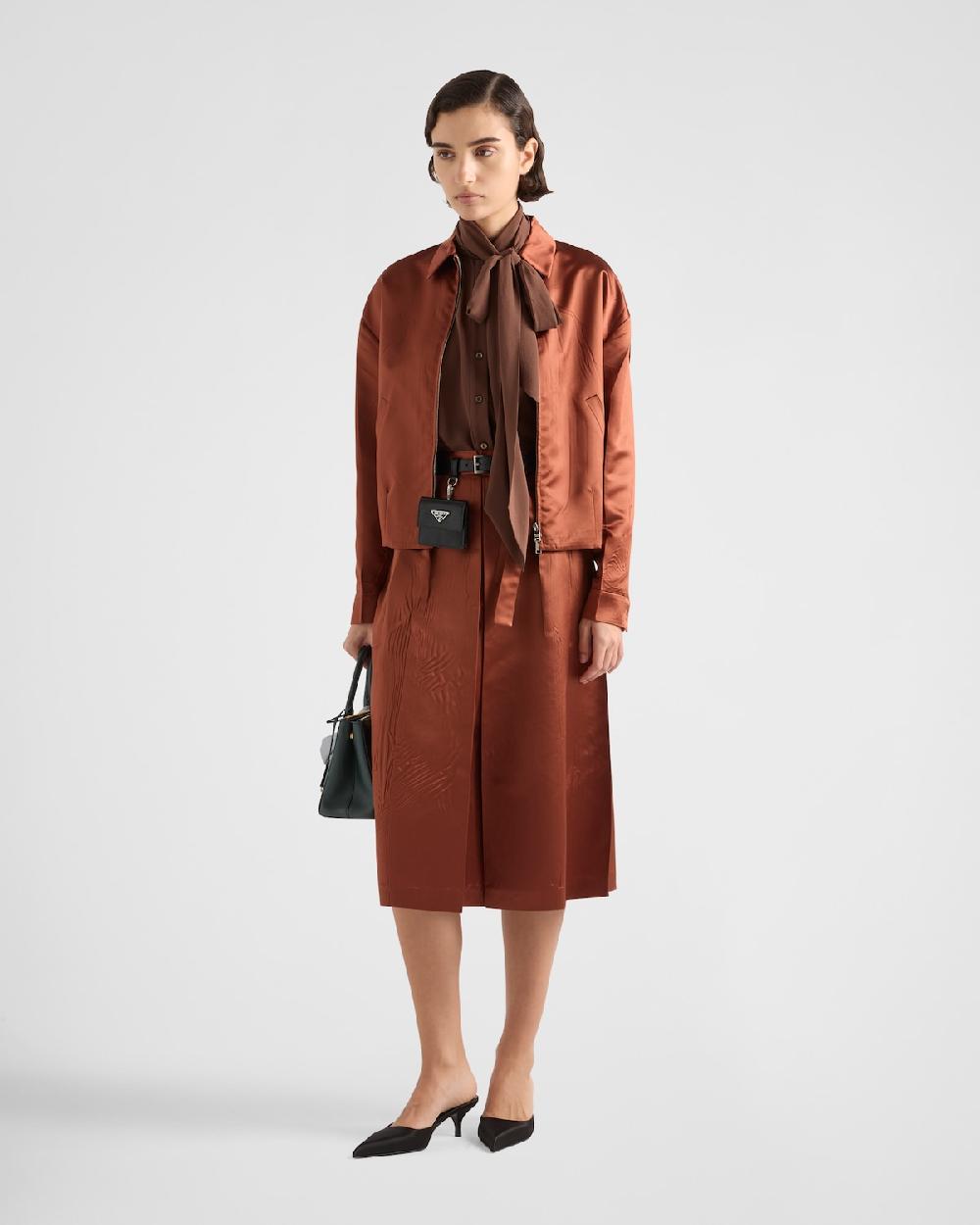 Prada Falda en duchesse envejecido