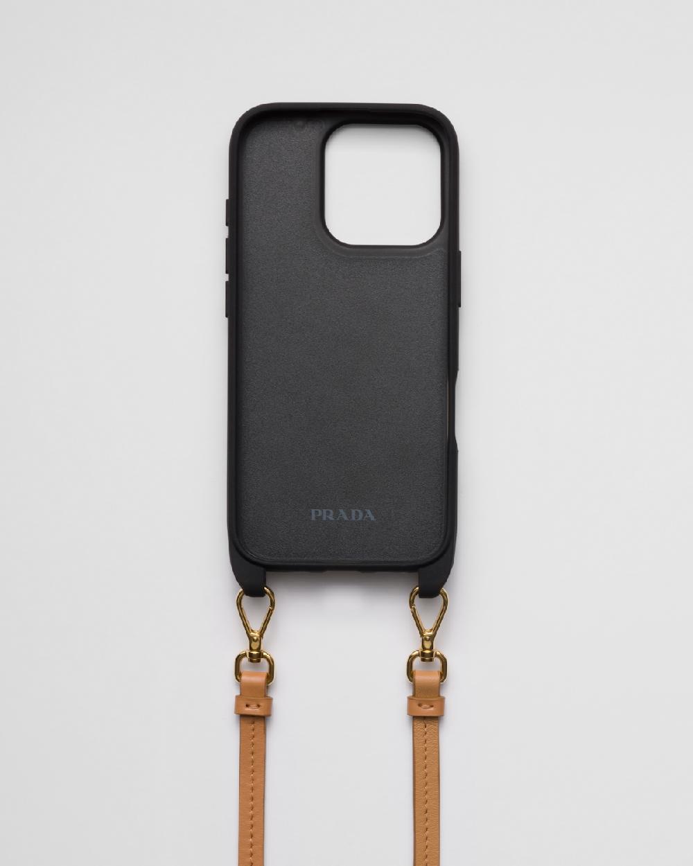 Prada Funda De Piel Para IPhone 16 Pro