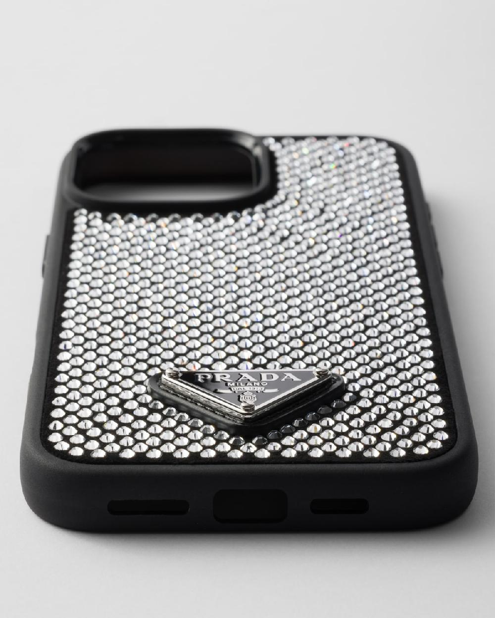 Prada Funda para iPhone 16 Pro Max con cristales
