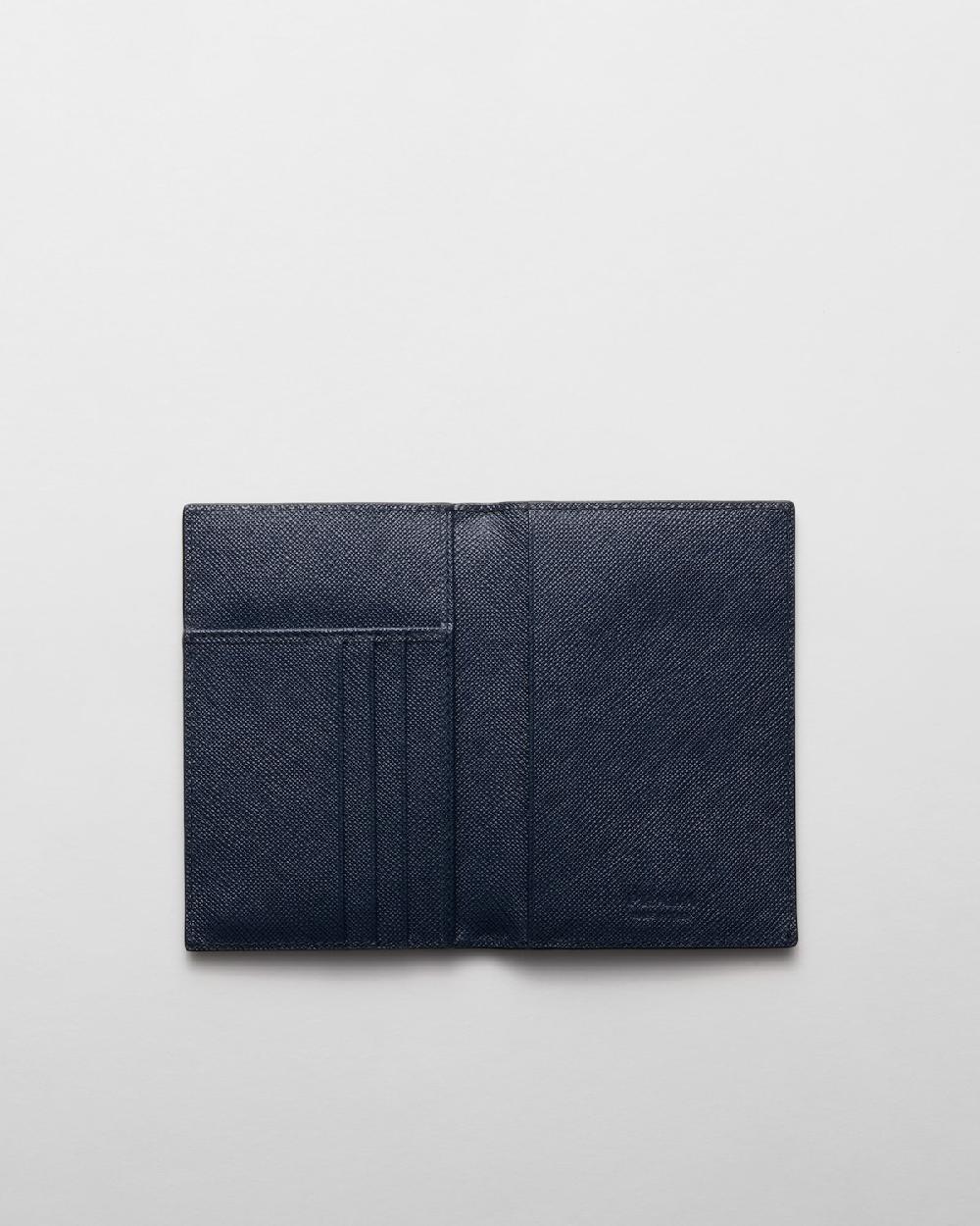 Prada Funda para pasaporte de piel Saffiano