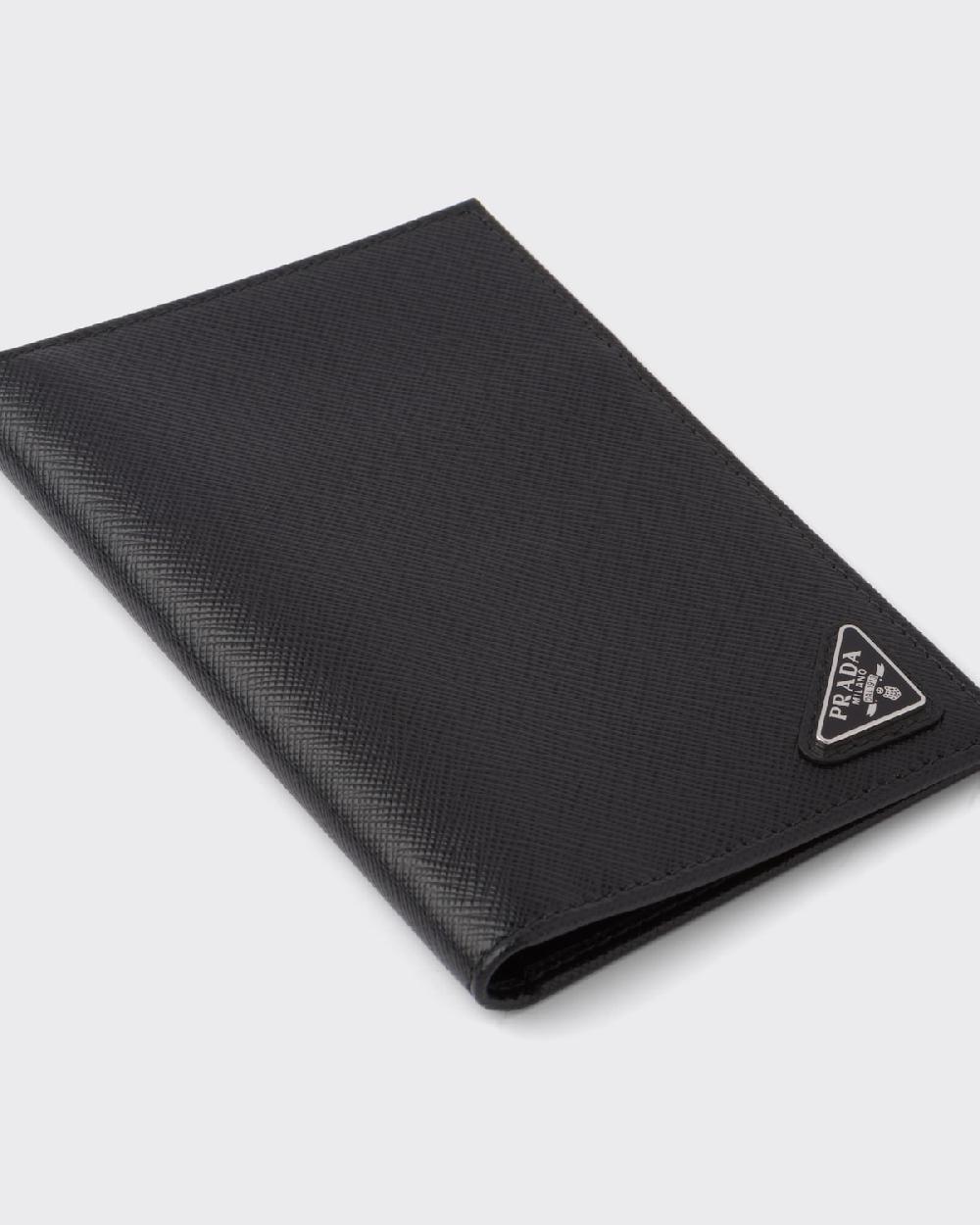 Prada Funda Para Pasaporte En Piel Saffiano