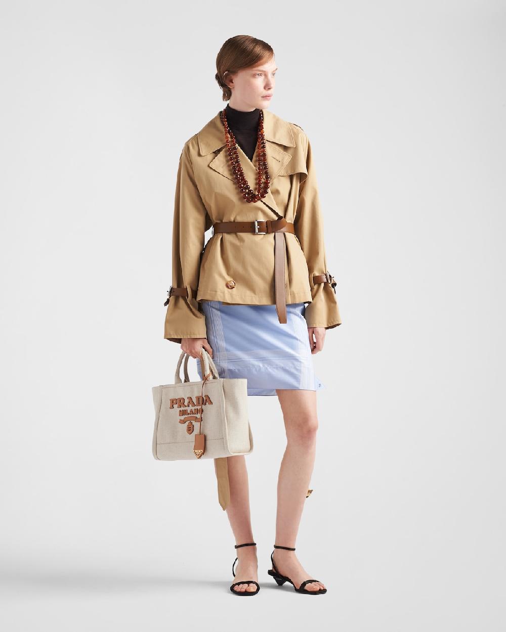 Prada Gabardina de sarga de algodón