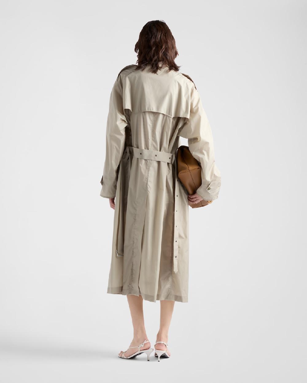 Prada Gabardina De Tejido Técnico Ligero