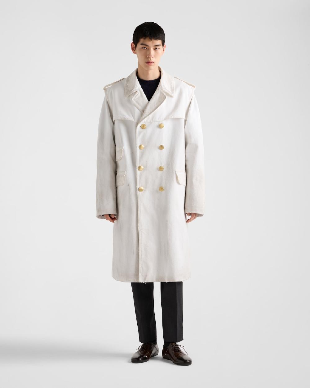 Prada Impermeable de algodón