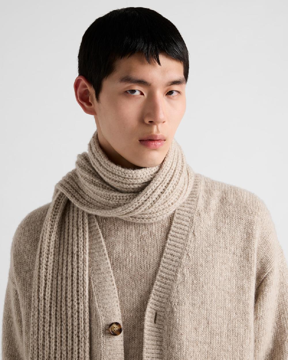 Prada Jersey Con Cuello Redondo De Cachemir