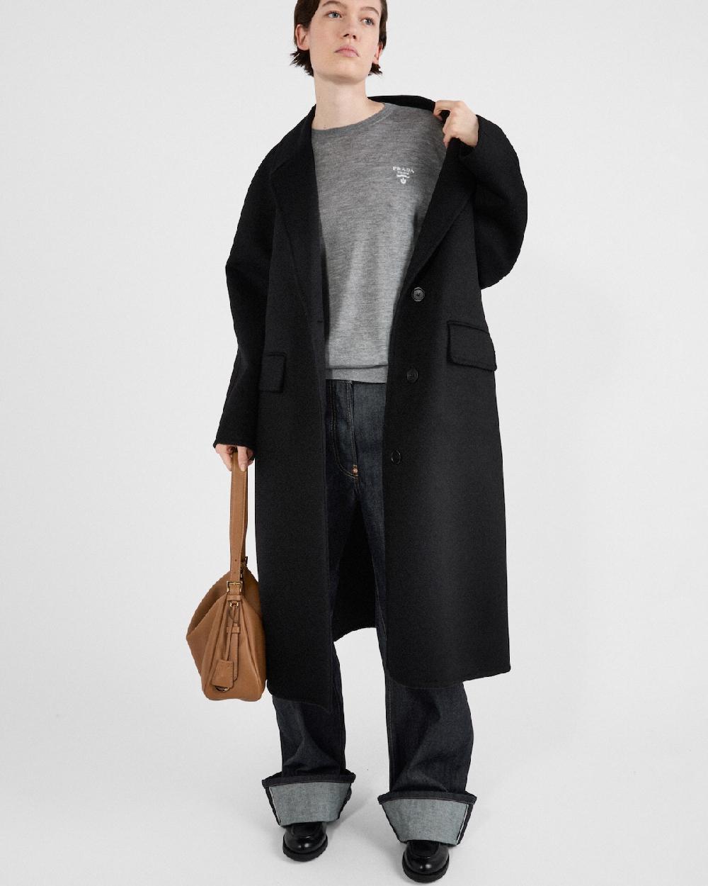 Prada Jersey Con Cuello Redondo De Cachemir