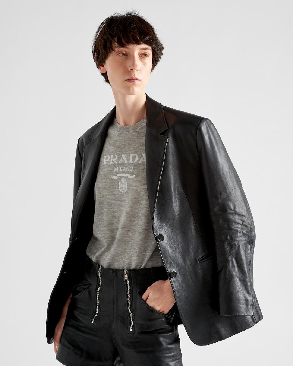 Prada Jersey Con Cuello Redondo De Cachemir