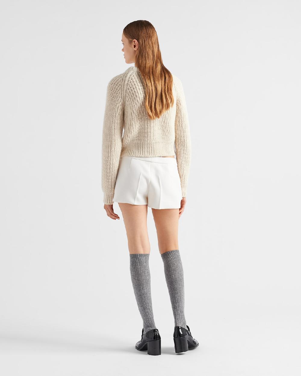 Prada Jersey De Alpaca Con Cuello Redondo