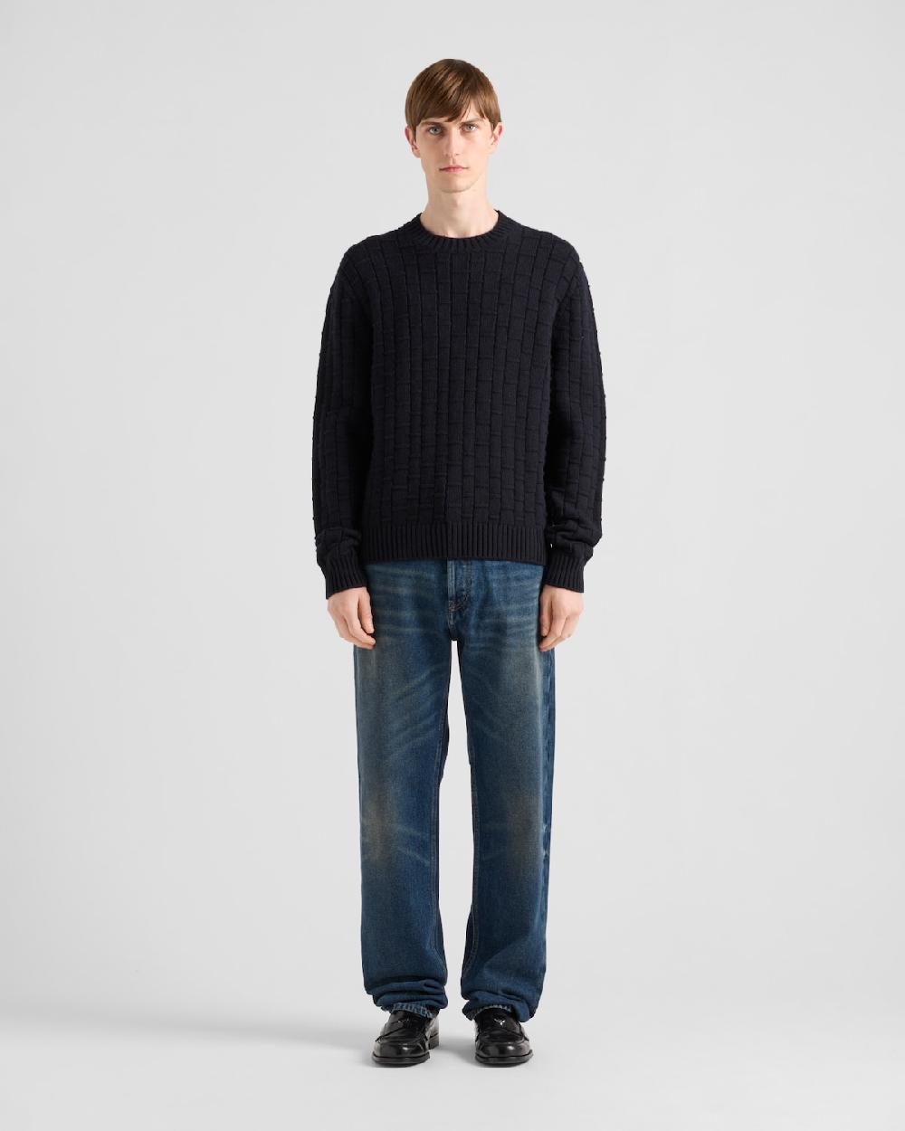 Prada Jersey de cachemir con cuello redondo