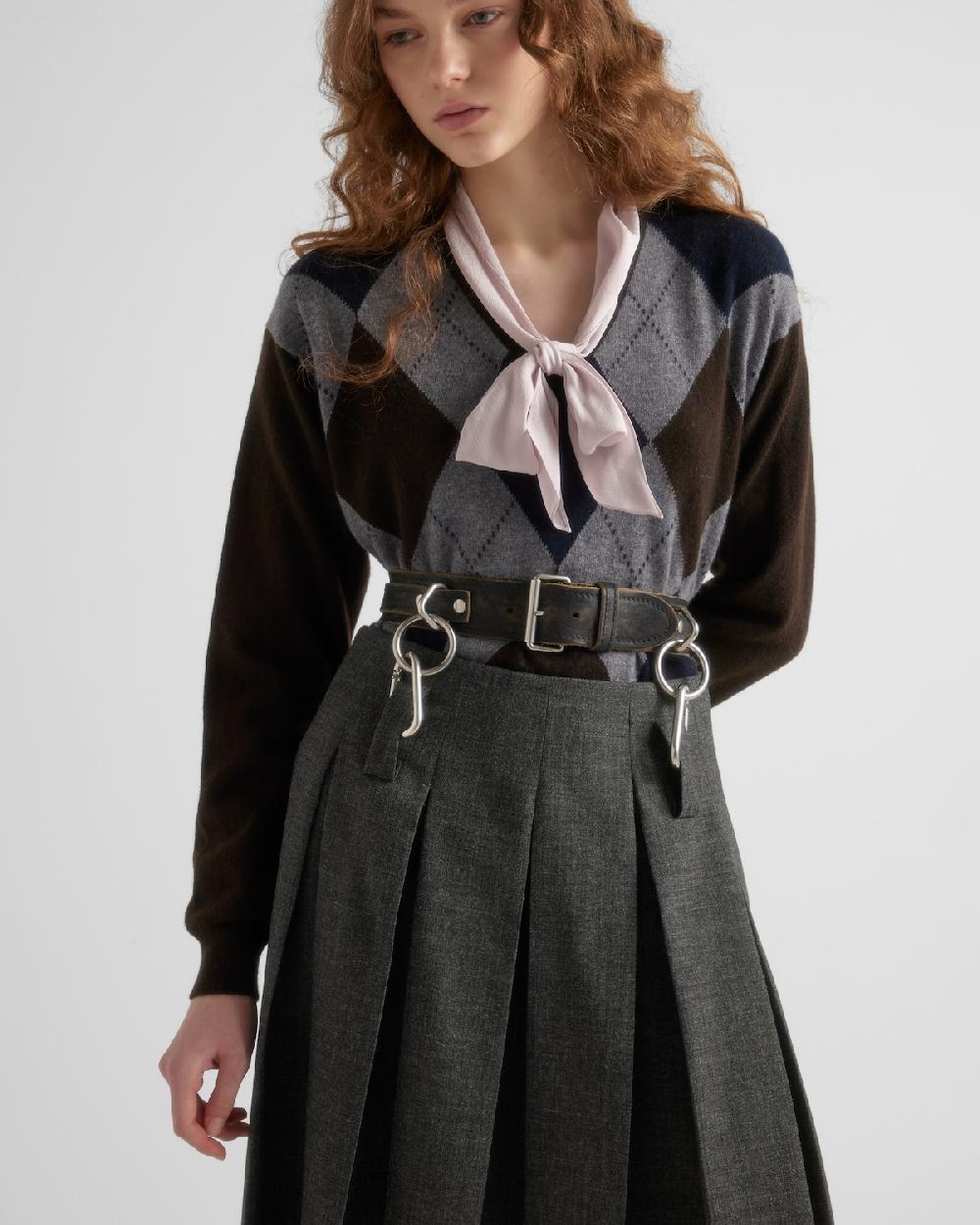 Prada Jersey De Cachemir Con Escote En V