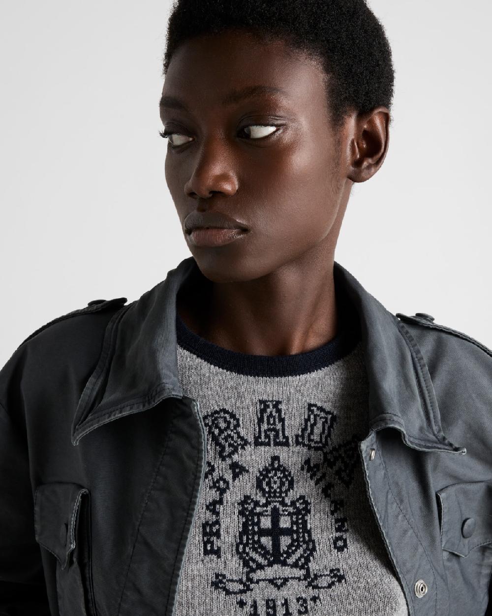 Prada Jersey De Cachemir Con Intarsia