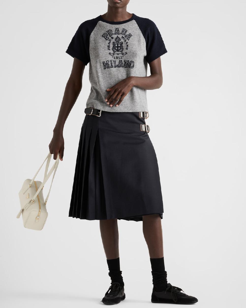 Prada Jersey De Cachemir Con Intarsia