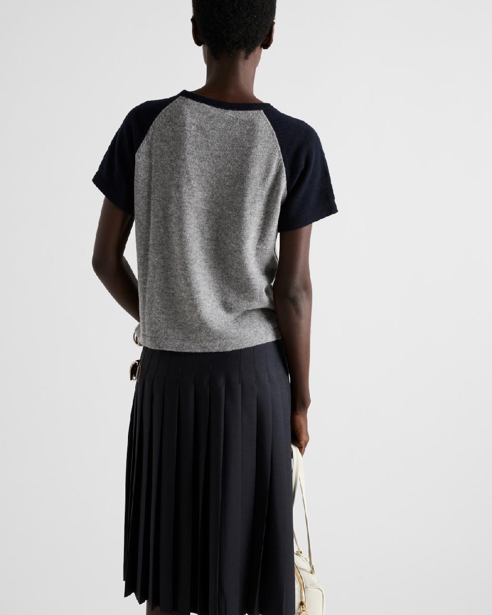 Prada Jersey De Cachemir Con Intarsia