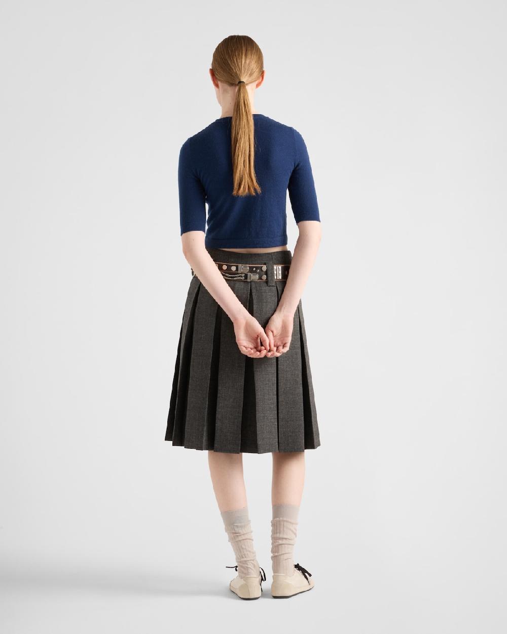 Prada Jersey De Cachemir Con Intarsia