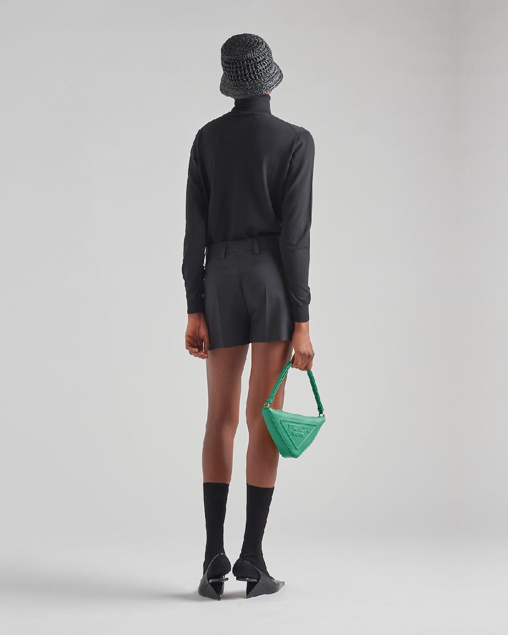 Prada Jersey De Cuello Alto De Lana Superfina