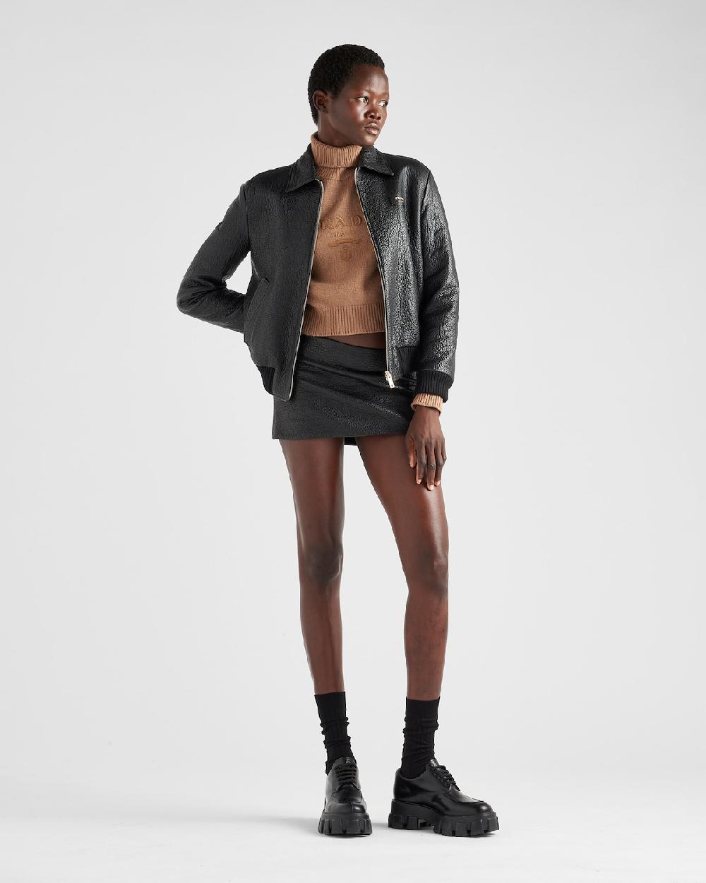 Prada Jersey de cuello alto de lana y cachemir