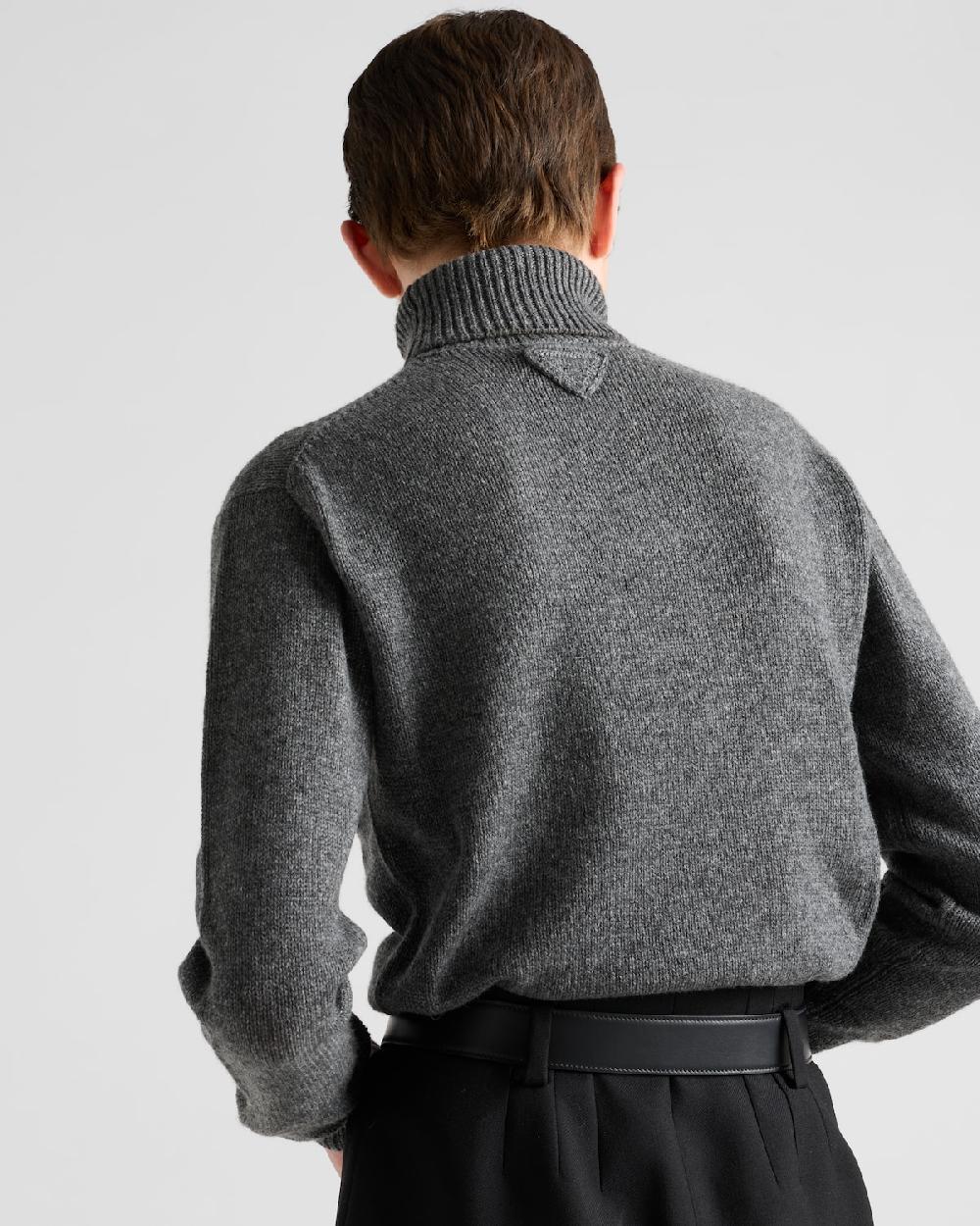 Prada Jersey De Cuello Alto En Cachemir