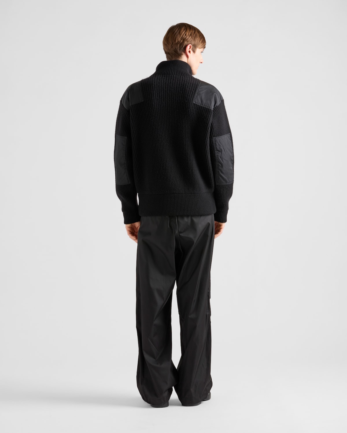 Prada Jersey De Cuello Alto En Cachemir Y Lana