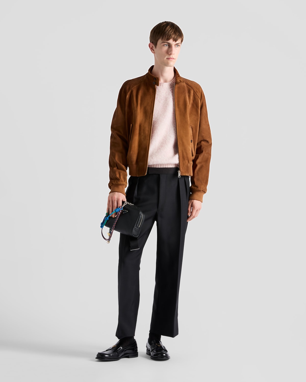 Prada Jersey de cuello redondo de lana Shetland