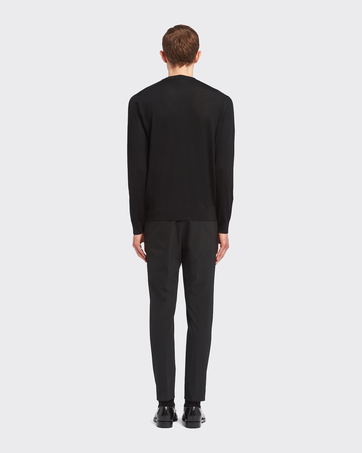 Prada Jersey De Cuello Redondo De Lana Superfina